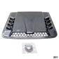 2026 Nuevo Negro Universal Toma de Aire para Capó - Entrada de Aire para Motor de Auto para Chevy Silverado, Colorado, Ford F-150/F-250/F-350, Dodge Ram 1500/2500/3500 (Accesorio de Decoración Exterior Automotriz)