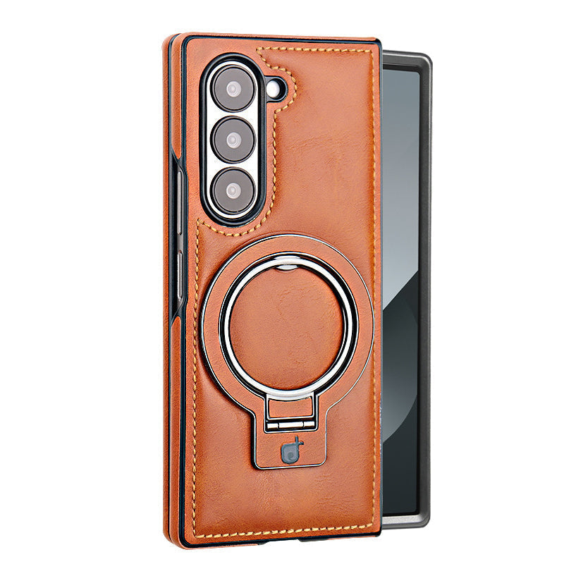 Funda magnética de cuero PU de lujo con soporte para Samsung Z Fold & Z Flip