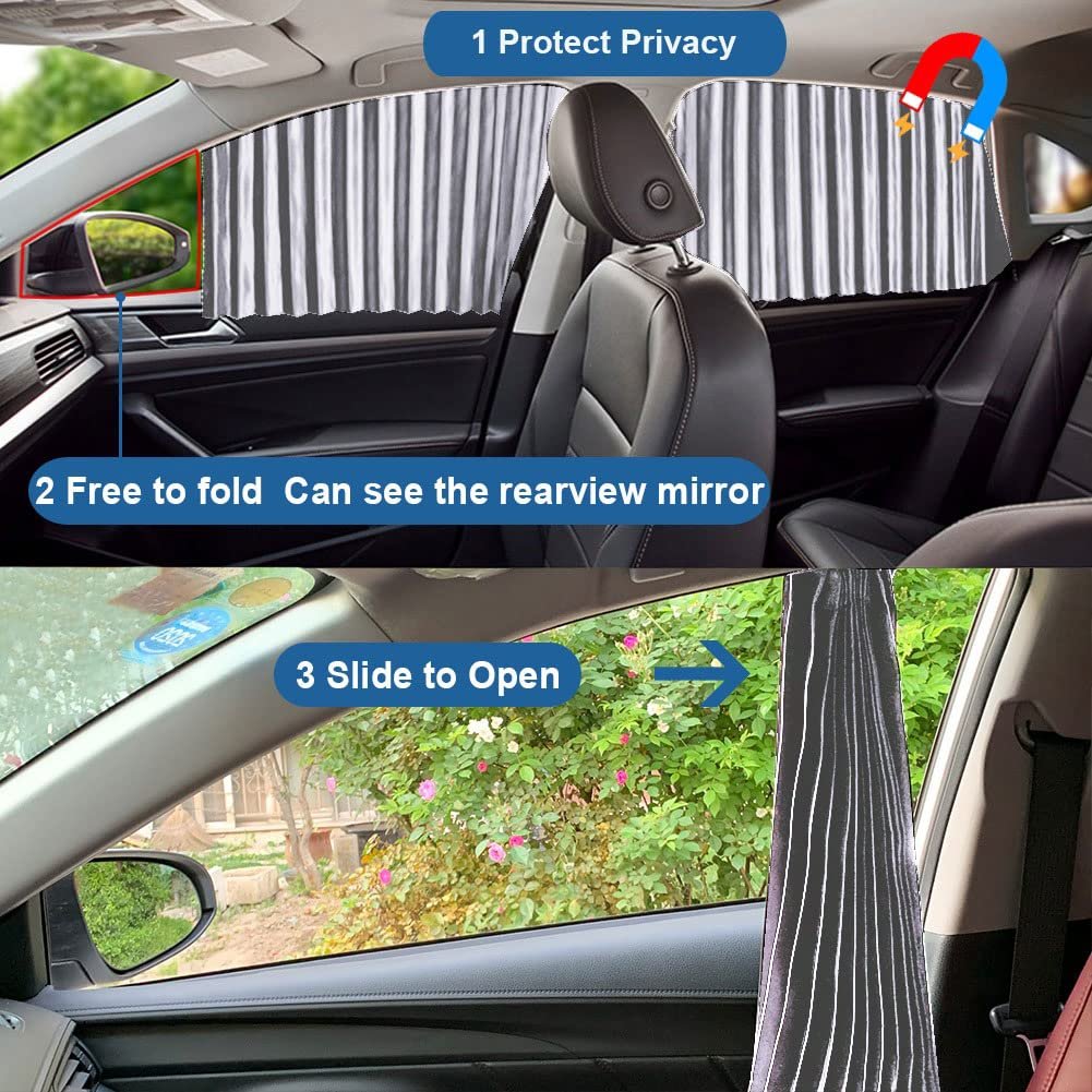⏳🔥¡50 % DE DESCUENTO POR TIEMPO LIMITADO! ⏰ 🔥 Parasol magnético universal para ventanas laterales de coche