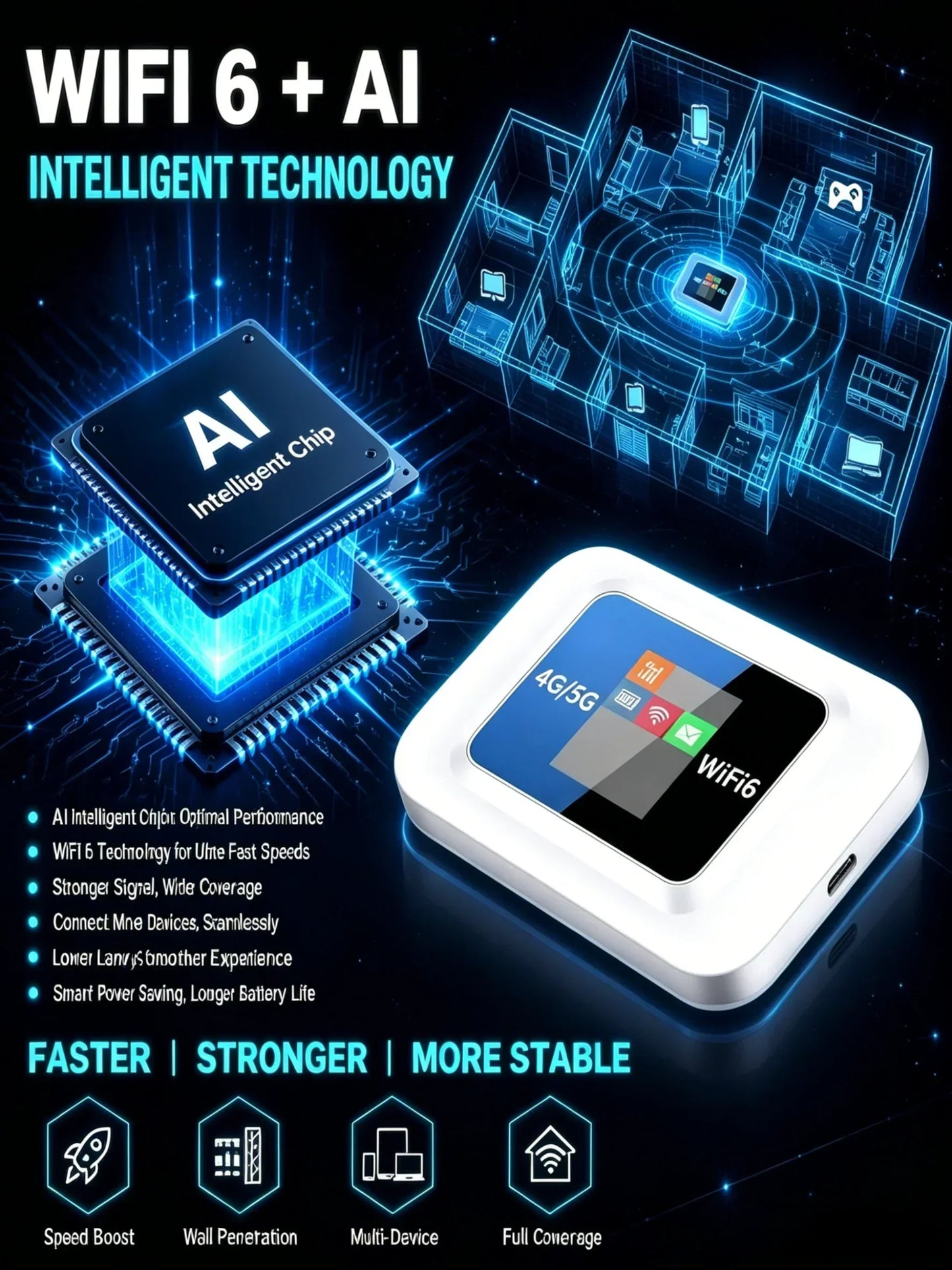 🥳¡OFERTA CALIENTE 2026! 🥳💞¡Más de 50K vendidos! 📶🌐 Hotspot WiFi Móvil – WiFi Portátil con Cobertura Total en Cualquier Lugar. Sin Contrato, Sin Instalación. ¡Mantente Conectado en Todo Momento! 📱✨