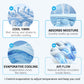 ⏰ ¡ÚLTIMO DÍA! Compra 1, Lleva 1 GRATIS ❄💦 Toalla refrescante anti sudor frío, ¡úsala donde y cuando quieras! Reutilizable, suave, absorbente, portátil — En stock en Reino Unido 🇬🇧