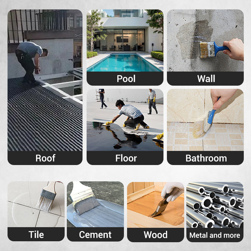 🔥Revestimiento de poliuretano multiusos impermeable,¡Protección duradera, protege cada centímetro de tu espacio! 💧