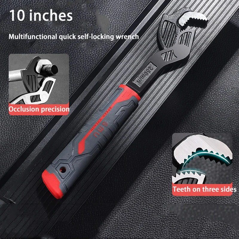 🎅Oferta de Navidad🎁 Llave para Tubos Autoblocante Multifuncional de Grado Industrial