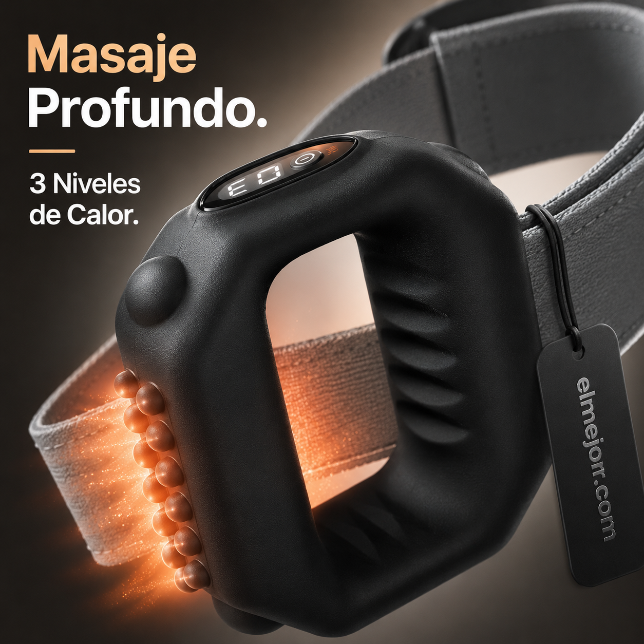 🏆Anillo de masaje eléctrico de 5 velocidades, con correa ajustable🌿👑