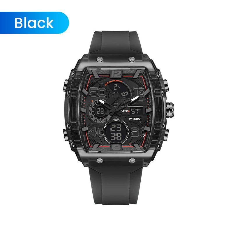 🔥 Luz de Fondo LED + Cronómetro 🔥 Reloj Digital Deportivo y Casual Multifuncional