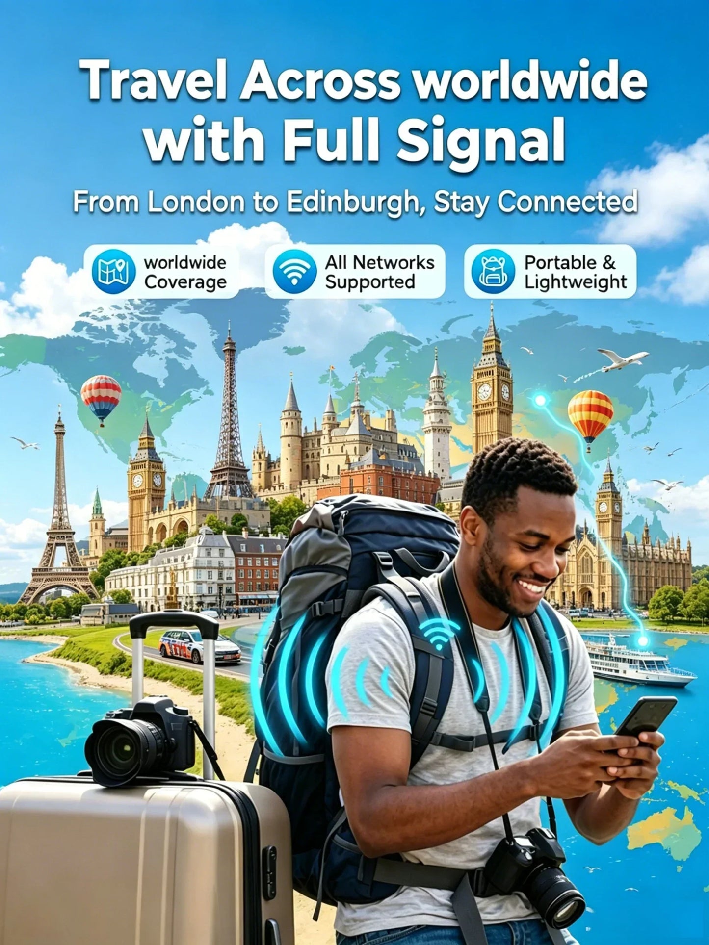 🥳¡OFERTA CALIENTE 2026! 🥳💞¡Más de 50K vendidos! 📶🌐 Hotspot WiFi Móvil – WiFi Portátil con Cobertura Total en Cualquier Lugar. Sin Contrato, Sin Instalación. ¡Mantente Conectado en Todo Momento! 📱✨