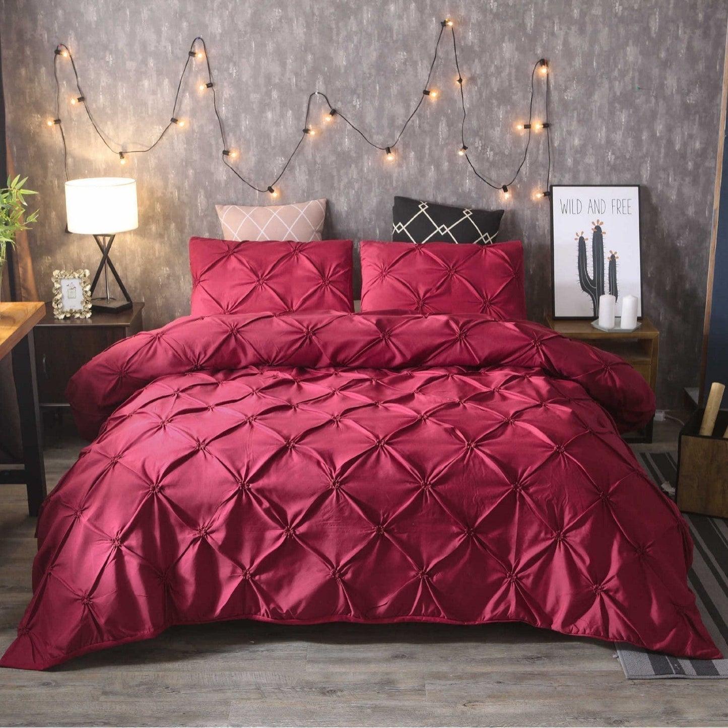 🎁2026 New Arrivals 50% OFF💥Bedsure Soft Pintuck Duvet Set