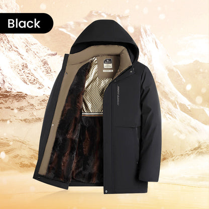 ✨Oferta especial para Navidad💖Parka con capucha térmica para hombre