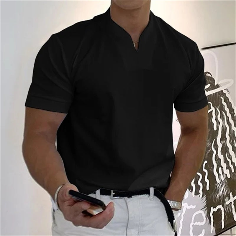 ⏰ ¡Ahora con 50% de descuento! 💎 Camiseta de fitness de manga corta para caballeros y hombres de negocios