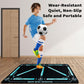 💖💖50% de DESCUENTO ⚽🎯Tapete de entrenamiento de fútbol antideslizante y silencioso para todos los niveles.