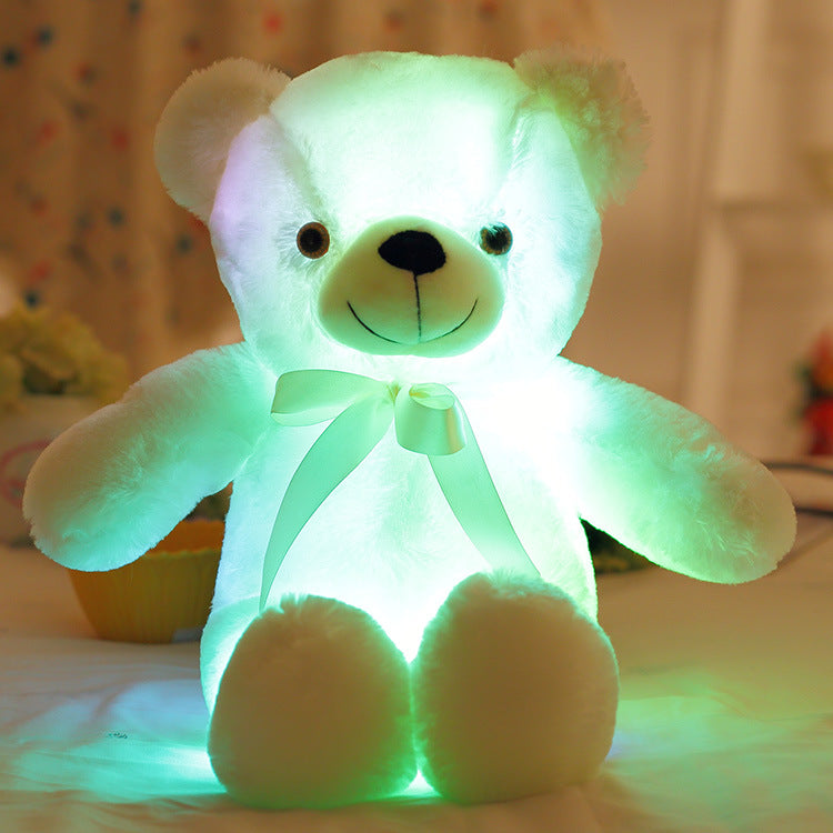 ⏳Descuento del 50 % por tiempo limitado⏰Osito de peluche, luz LED de colores, peluches🌈🧸