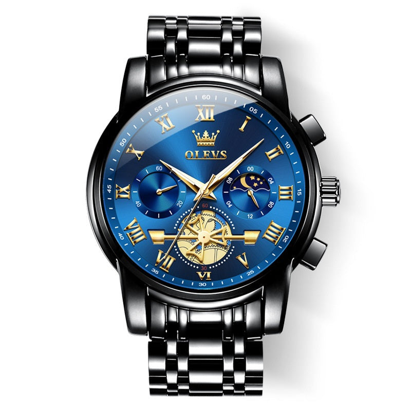 Diseño de lujo Dodecagon Quartz Mira un nuevo reloj de pulsera multifuncional para hombres