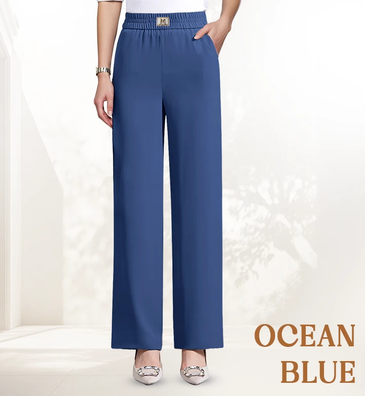 ¡🌷ÚLTIMO DÍA DE OFERTA 50% DE DESCUENTO!!💥Pantalones elásticos de tiro alto con caída perfecta y ajuste sin cierre