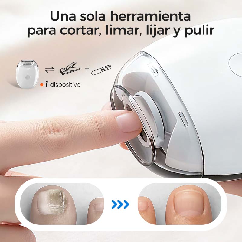 🔥 ¡50% DE DESCUENTO! ✨ Lima de Uñas Automática Universal para Adultos y Niños – ¡Cuidado rápido y fácil para tus uñas! 💅👶👨‍🦳