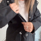 Chaquetas Casual de Color Sólido, Impermeables y Cortavientos con Capucha