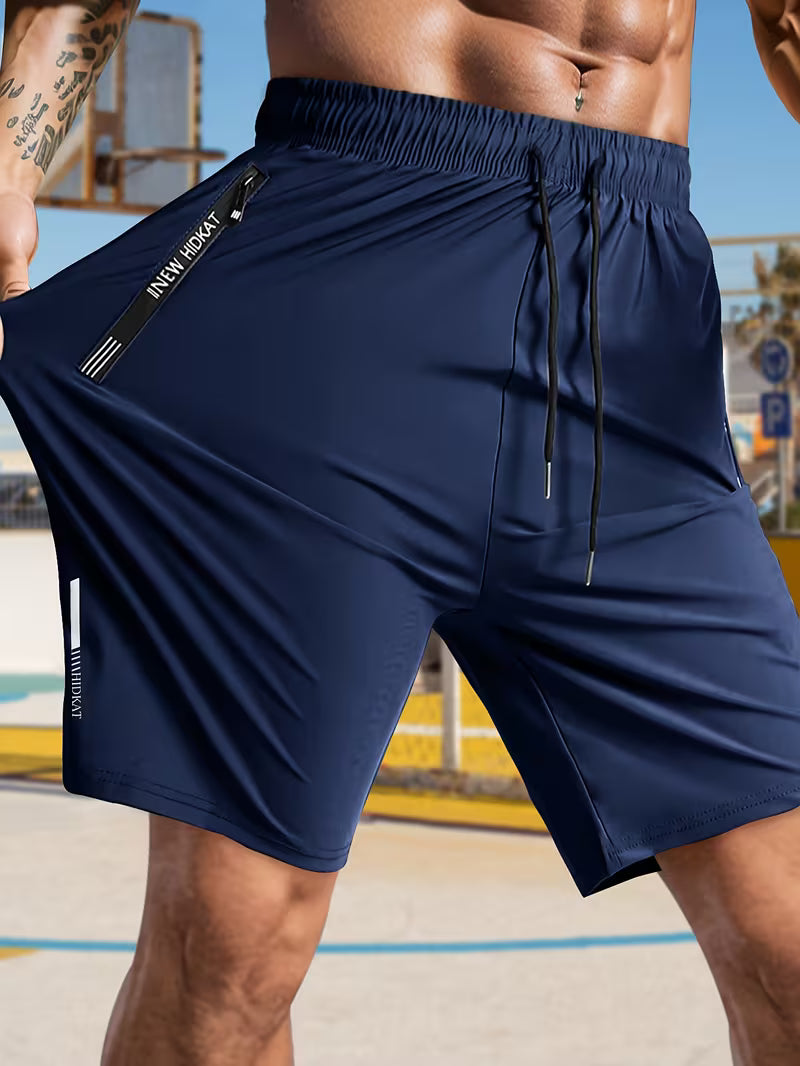 💎 -¡50% EN PANTALONES CORTOS ELÁSTICOS DE VERANO PARA HOMBRE! 💎 Bolsillos transpirables con cremallera y ajuste🩳❄️ elástico