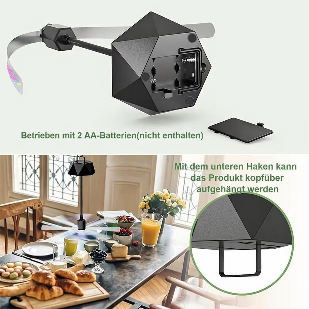 🔥¡Oferta por tiempo limitado 50% de descuento!🌀Ventilador de mesa repelente de moscas🔇