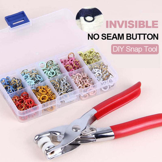 🔧✨ ¡50% DE DESCUENTO! Juego de Botones a Presión de Metal con Alicates de Sujeción – Herramienta Práctica y Resistente para Reparaciones y Proyectos DIY 🛠️🌟
