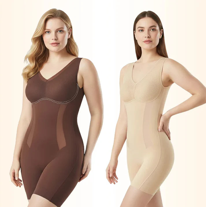 💫 BODY moldeador de abdomen: tejido sin costuras y transpirable, efecto adelgazante instantáneo, uso cómodo durante todo el día para una silueta favorecedora 🌸✨