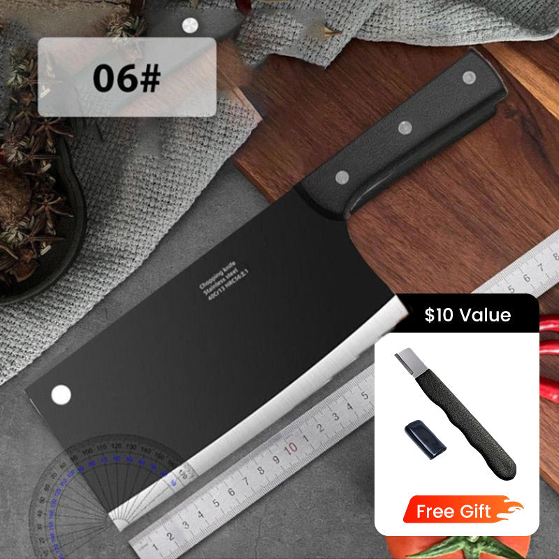 ✨ Cuchillo de Chef de Acero de Alto Carbono Forjado — Afilado, Duradero, Resistente al Óxido y Versátil para Cualquier Cocina! ✨