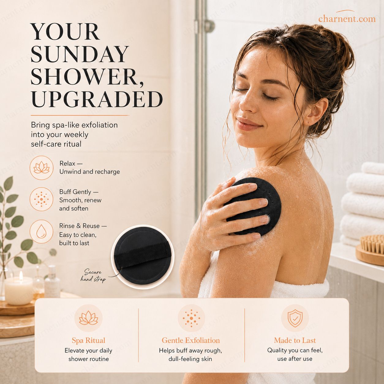 🚿 Almohadillas Exfoliantes para Ducha 🧖‍♀️