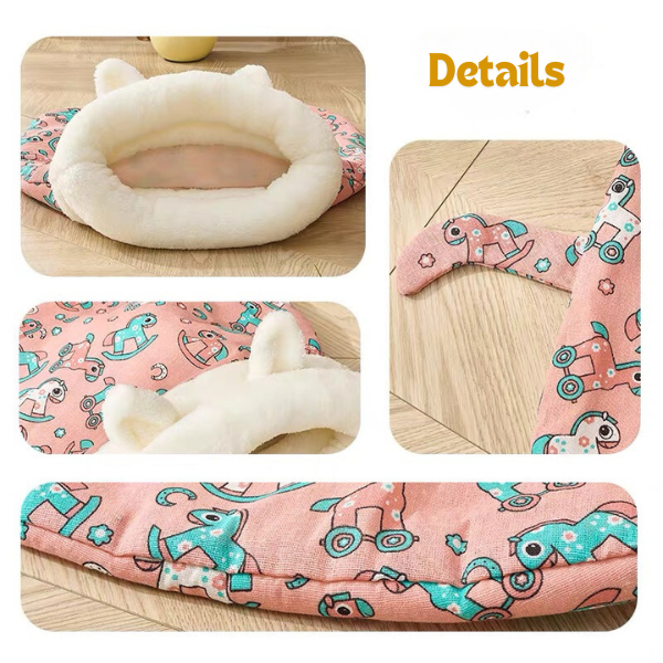 🐱 50% dto. Cama calmante con forma de concha para gatos – reduce la ansiedad, base antideslizante e impermeable, lavable a máquina. ¡Un espacio cálido y seguro para tu gato! ✨🛡️