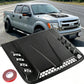 2026 Nuevo Negro Universal Toma de Aire para Capó - Entrada de Aire para Motor de Auto para Chevy Silverado, Colorado, Ford F-150/F-250/F-350, Dodge Ram 1500/2500/3500 (Accesorio de Decoración Exterior Automotriz)