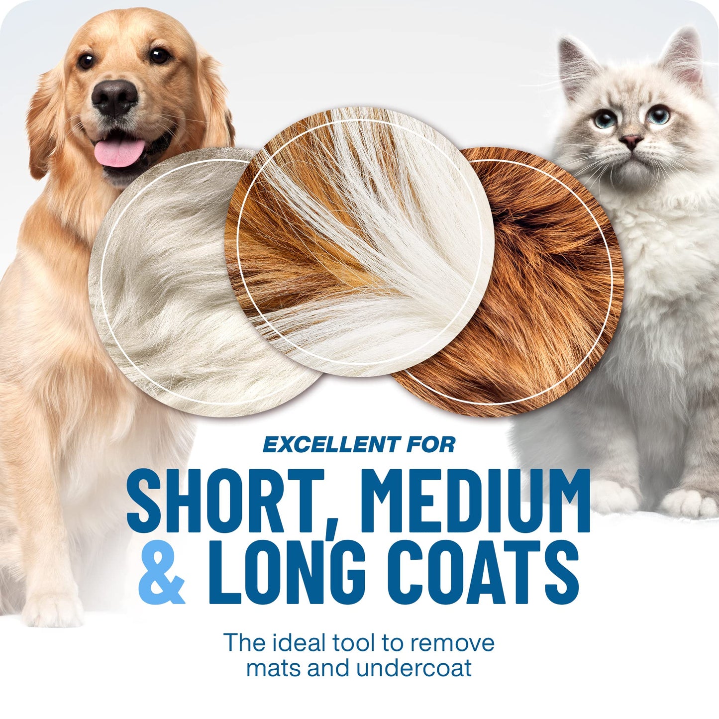 ⏰🔥 ¡50% DE DESCUENTO POR TIEMPO LIMITADO! 🐶🐱 Herramienta Profesional para Desenredar – Pelo Suave y Libre de Nudos en Mascotas ✨💖
