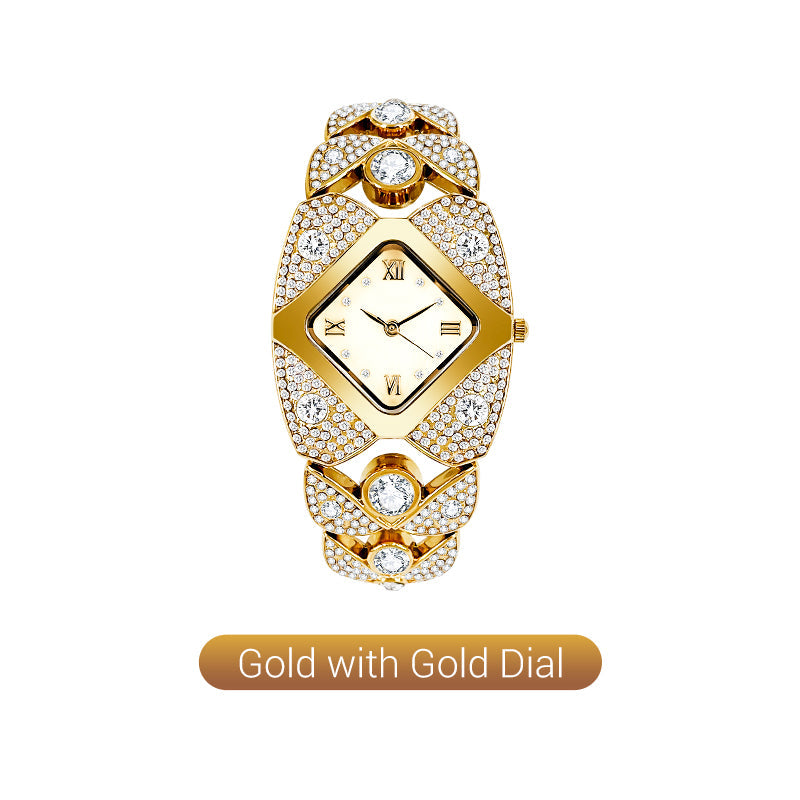 ⌚✨ ¡OFERTA 50% OFF! Reloj de Cuarzo Retro para Mujer con Estrás Brillante – Elegante, Femenino y Perfecto para Cada Ocasión 💎🌸