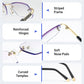🔥Venta directa🔥Zafiro de alta dureza anti-azul progresivo Lejos y cerca Gafas de lectura de doble uso