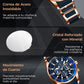 💎Reloj de cuarzo multifuncional resistente al agua para hombre