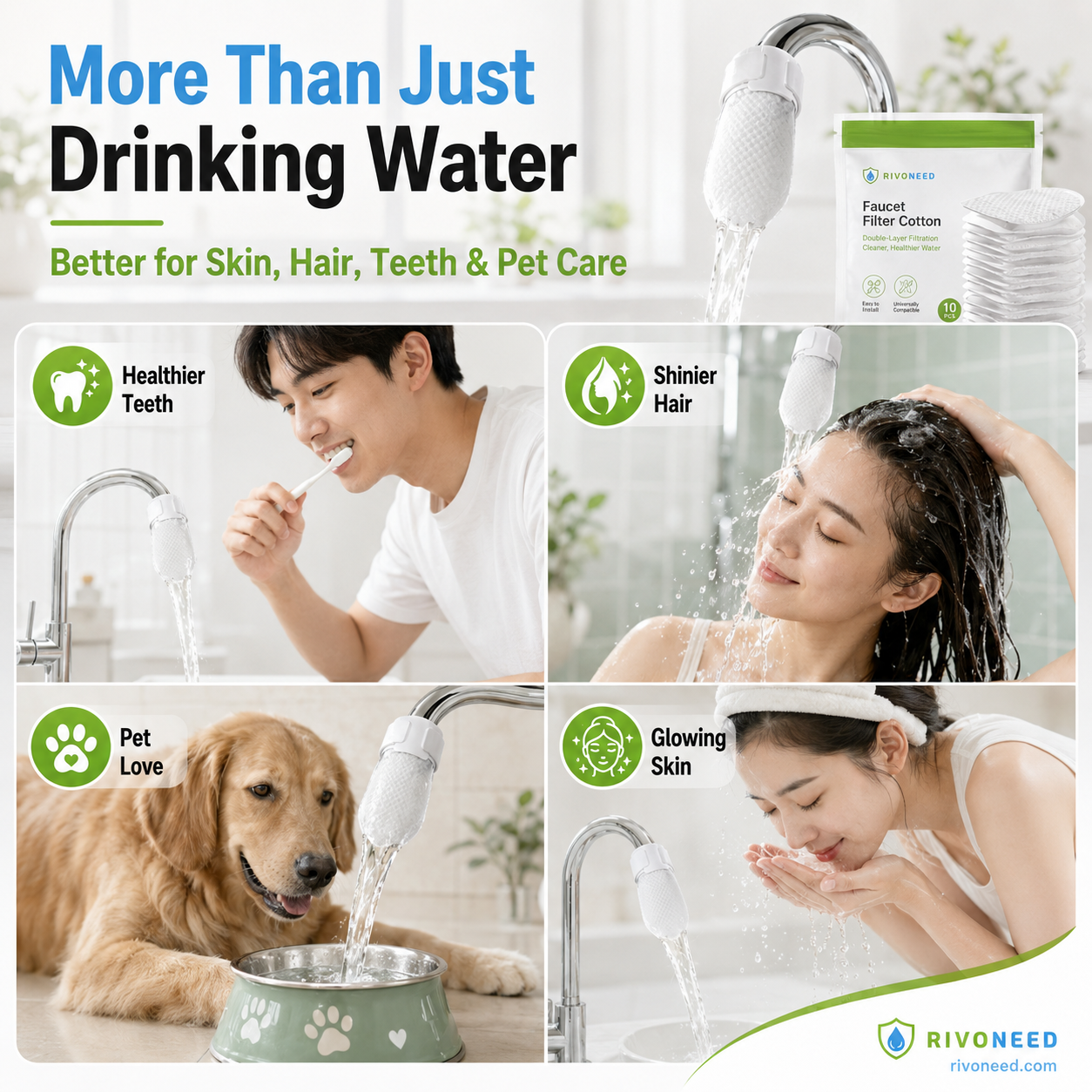 🛡️🚰 Filtro antigoteo – elimina sedimentos y óxido – protege tu cocina! 💪