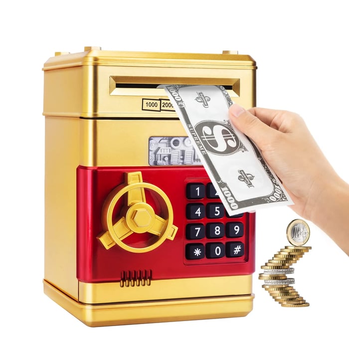 Caja fuerte electrónica con contraseña - Mini cajero automático