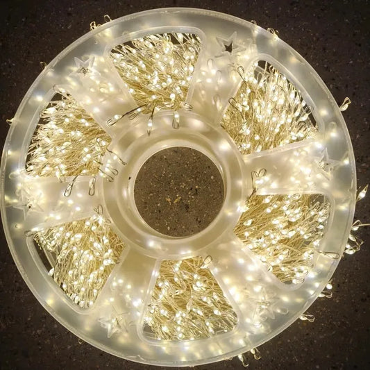 🎁🎄Promoción navideña anticipada⭐ Guirnalda de luces con forma de petardos de alambre de cobre