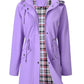 Chaqueta Impermeable para Mujer a Cuadros