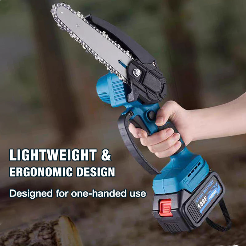 🔥Promoción por Tiempo Limitado 55% OFF🔥Motosierra Mini Inalámbrica de 6 Pulgadas con 2 Baterías