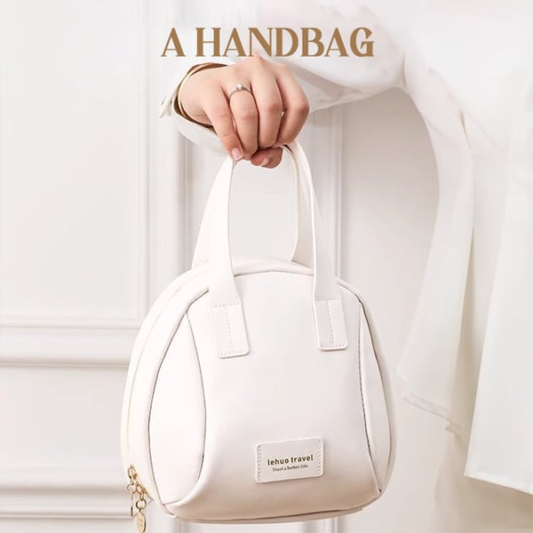 Bolsa de Maquillaje con Forma de Concha de Múltiples Capas