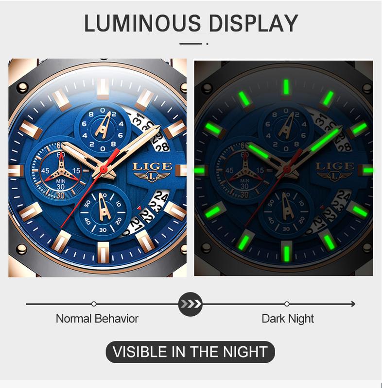 ⏳🔥¡50 % DE DESCUENTO POR TIEMPO LIMITADO! ⏰ ⌚ 💪 Reloj de Cuarzo Deportivo Impermeable para Hombre – Función cronógrafo, duradero y resistente al agua – Perfecto para deportes, viajes y uso diario 🏃‍♂️