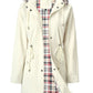 Chaqueta Impermeable para Mujer a Cuadros