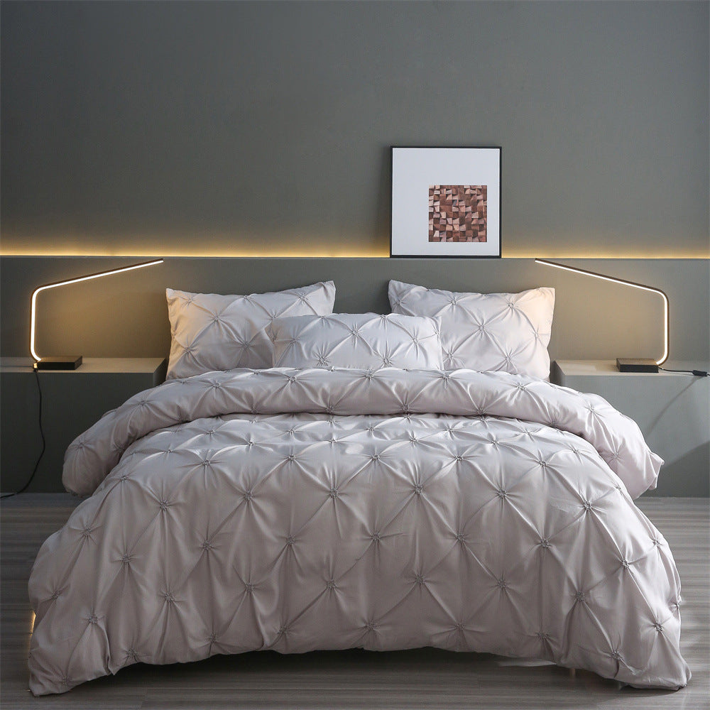 🎁2026 New Arrivals 50% OFF💥Bedsure Soft Pintuck Duvet Set