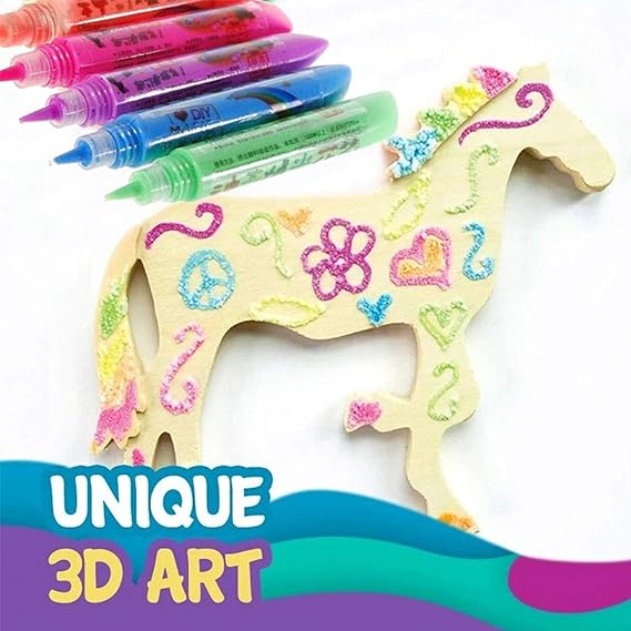 🎁🔮 Magic Pen ¡Dibuja en 3D con un solo golpe! 🎄  Plumas de dibujo de palomitas de maíz de burbuja de bricolaje