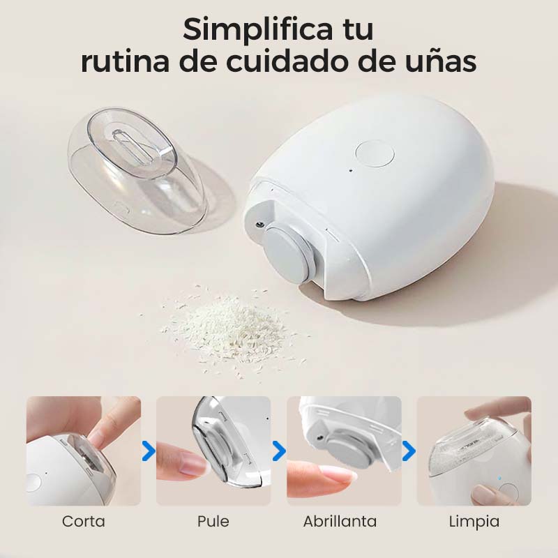 🔥 ¡50% DE DESCUENTO! ✨ Lima de Uñas Automática Universal para Adultos y Niños – ¡Cuidado rápido y fácil para tus uñas! 💅👶👨‍🦳