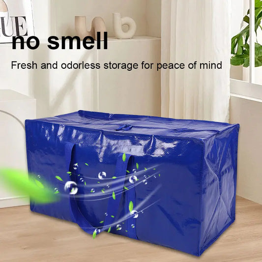 🏠🛍️ Bolsa multifuncional y resistente XL para almacenamiento y mudanzas ✈️