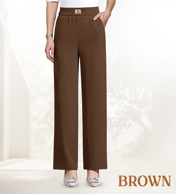 ¡🌷ÚLTIMO DÍA DE OFERTA 50% DE DESCUENTO!!💥Pantalones elásticos de tiro alto con caída perfecta y ajuste sin cierre