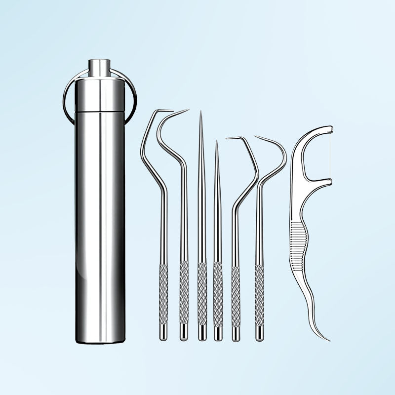 🏆¡Ingeniería de precisión alemana! Punta ultrafina de 0.1 mm para limpieza dental precisa✨