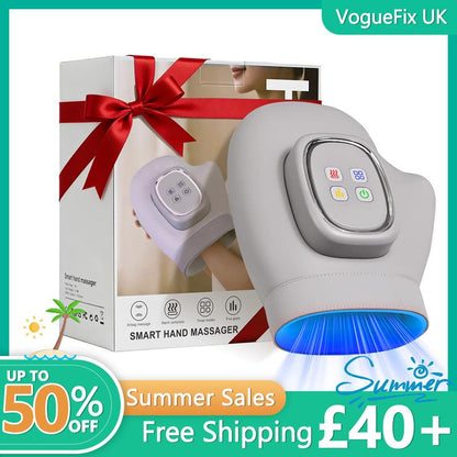 🖐️💆 Masajeador de Mano y Muñeca – ¡50% de Descuento! Compresión de Aire, 3 Modos, 5 Niveles de Intensidad, Temporizador Automático – Apto para Diestros y Zurdos 🔋
