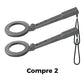 Detector de metales manual 360° para oro y joyas