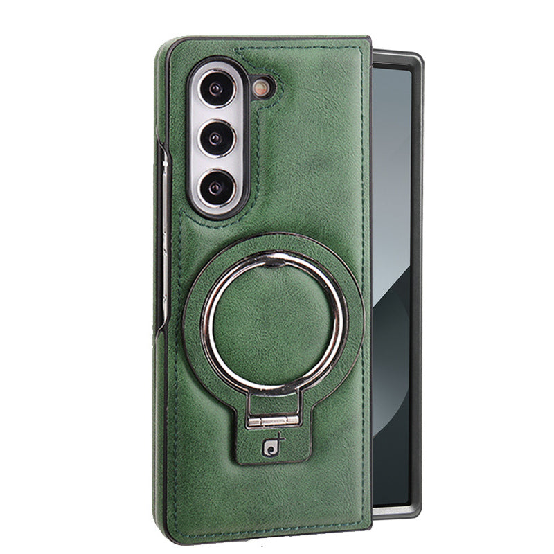 Funda magnética de cuero PU de lujo con soporte para Samsung Z Fold & Z Flip