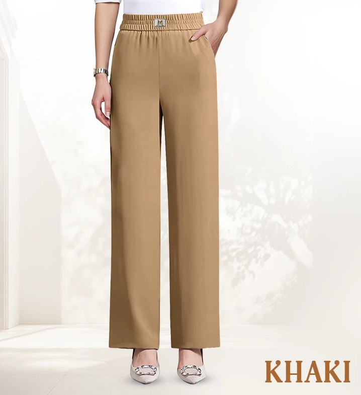 ¡🌷ÚLTIMO DÍA DE OFERTA 50% DE DESCUENTO!!💥Pantalones elásticos de tiro alto con caída perfecta y ajuste sin cierre