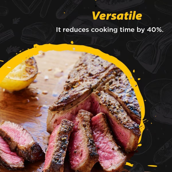 🥩 Ablandador de Carne de Acero Inoxidable – 21 Agujas, Marinado Rápido, Fácil de Limpiar 🔪